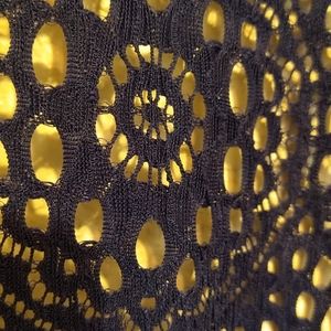 LulaRoe Navy Blue Lace Cover Up (Swim)